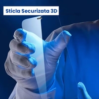 Folie Securizata pentru Oppo Reno11 F, Vafy, Sticla Securizata 3D, High Definition Ultra Clear 2.5 HD, Margini Arc, 0.3 mm, Anti Zgirieturi, Anti bule, Transparenta