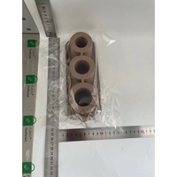Forma pentru Gheata, Flippy, din Silicon, cuburi de gheata, forme rotunde, inghetare rapida, 20.7 x 8.4 x 6.5 cm Maro