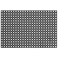 Covor de cauciuc perforat pentru intrare, PVC antiderapant, 60x90 cm, negru