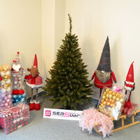 Brad artificial Christmas Deluxe by Sersimo, Royal, 150cm