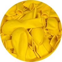 Set 12 Baloane, Flippy, din Latex Standard, 30 cm, Galben