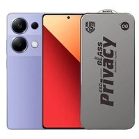 Folie de Protectie pentru Xiaomi Redmi Note 13 Pro, Vafy, Sticla Securizata ESD Antistatica, Super-X Privacy OG, Margini Negre, 0.30 mm, Transparent Inchis