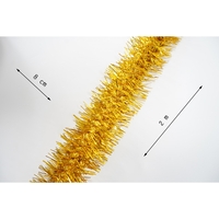 Beteala Craciun, Flippy, aur, marimea: 2 m x 8 cm material:folie PVC, interior/exterior