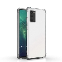 Husa Protectie,, Vafy, compatibila cu Samsung S20, TPU Antisoc, Protectie Colturi, Rezistenta la Impact, 1.5 mm, Transparenta