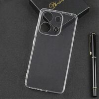 Husa Telefon, Vafy, Compatibila Xiaomi Redmi Note 13 5G, Carcasa TPU, Protectie Camere, 1.5 mm, Transparent