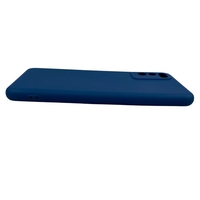 Husa protectie compatibila cu Huawei Nova 5T Liquid Silicone Case Albastru inchis