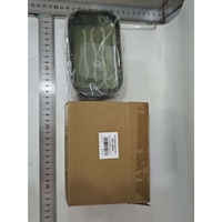 Savoniera Dubla, Flippy, 2 Straturi, Instalare fara Perforare, Agatatoare Burete, 13.5 x 8.5 x 6 cm, Verde Inchis
