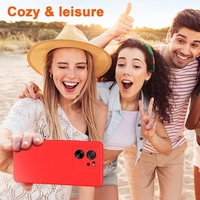 Husa de Protectie, Vafy, pentru Xiaomi Redmi 13T, Liquid Silicone, cu Microfibra pe Interior, Protectie Antisoc, Compatibil Incarcare Wireless, Rosu