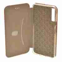 Husa de protectie Vafy compatibila cu Samsung S20 Magnet Book Case Auriu