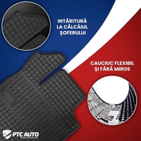 Set covorase auto Frogum din cauciuc pentru Toyota Avensis II 2003-2008