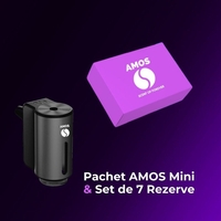 Set Amos Mini: set parfumuri Mov + 1 difuzor mini gri inchis