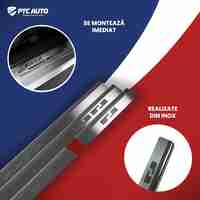 Protectie praguri usi inox Opel Astra J GTC, anul de fabricatie 10.2011 - 04.2018, caroserie Hatchback