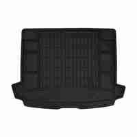 Covoras auto pentru portbagaj Frogum pentru Renault Clio IV Grandtour (partea superioara) 2013-2017, Cauciuc, Negru