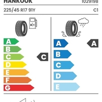 Anvelope HANKOOK 225/45 R17 91Y K135 VENTUS PRIME4 (C-A-B[69])(TURISME VARA)