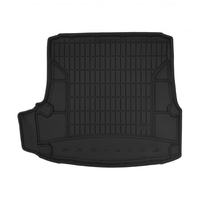 Covoras auto pentru portbagaj Frogum pentru Skoda Octavia II Hatchback 2004-2013, Cauciuc, Negru
