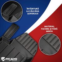 Covorase auto tip tavita 3D Skoda Octavia II, fabricatie 2004 - 2013
