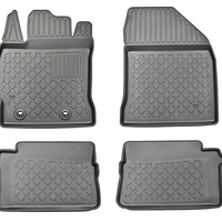 Covorase auto tip tavita Toyota Auris II, fabricatie 01.2013 - 12.2018 (inclusiv Hybrid)