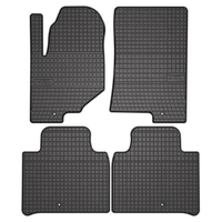 Set covorase auto Frogum pentru SSangyong Rexton din 2017, Cauciuc, Negru