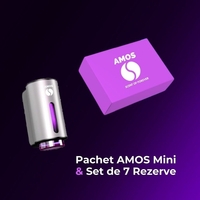 Set Amos Mini: 3 seturi parfumuri + 1 difuzor mini gri deschis CADOU