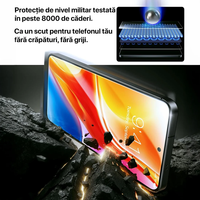 Folie Clear pentru Samsung S26 Ultra, AntiStatic Glass - Transparent / Negru