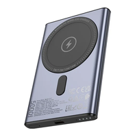 Hoco Q32 - Baterie de externa 5000mAh, Powerbank Wireless, Magentica, PD20W, 1xUSB-C, Gri