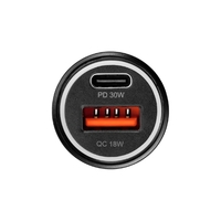 INCARCATOR AUTO BLUE STAR 3A 30W 1XTIP C 1XUSB QC3.0 PD AFC PPS CABLU TIP C TIP C 1M