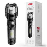 Lanterna XO YH20, cu Zoom Telescopic, 1200mAh, ~3h Utilizare - Negru