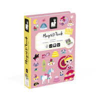 Joc educativ magnetic, Janod, Magneti'book Printese, 62 piese, 3 ani+