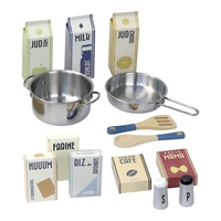 Bucătărie din lemn cu accesorii pentru copii Vilac Cuistot Mustard