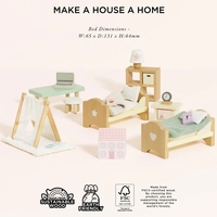 Set Mobilier din Lemn Daisylane pentru Camera Copiilor Căsuțe de Păpuși Le Toy Van