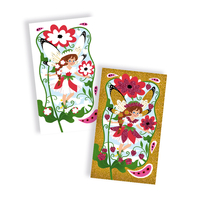 Set creativ, Janod, Printese, cu sclipici, 4 ani+