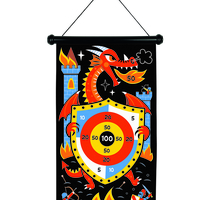 Joc darts magnetic, Janod, cu Dragoni, 4 ani+