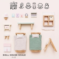 Set Mobilier din Lemn Daisylane pentru Camera Copiilor Căsuțe de Păpuși Le Toy Van