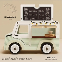 Mașină de Cafea din Lemn / Cafenea Mobilă Stil Vintage Le Toy Van
