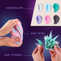 Set pictura 3D cu argila usoara Manga AIR, dimensiuni 29x29 cm, Okto Sensory Art