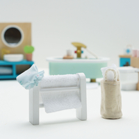 Set Mobilier din Lemn Daisylane pentru Baie Căsuțe de Păpuși Le Toy Van