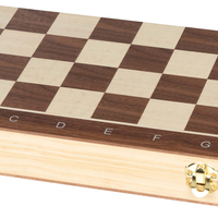 Joc de societate 2 in 1 goki, Sah si Dame, magnetic, din lemn, 59 piese, 38 x 38 cm