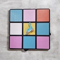 Masa „Cubul Rubik” cu Sertare – Funcționalitate, Joc și Design Premium - ARNIKA