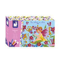 Set creativ, Janod, Printese, cu sclipici, 4 ani+