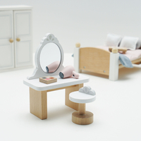 Mobilier pentru casuta, Le Toy Van, dormitor Daisylane, roz, din lemn