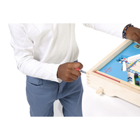 Joc Pinball din lemn Janod Applepop ,joc de îndemânare pentru copii, 5 ani+