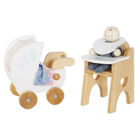 Set bebelus cu accesorii, Le Toy Van, din lemn