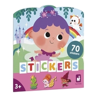 Caiet creativ cu stickere Tărâmuri Magice Janod, 3 ani+