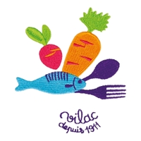 Set de bucătar pentru copii din material brodat Vilac Jour de Marché Chef's Set