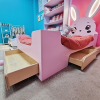 Pătuțul pentru Copii „IEPURAȘ” din lemn(160x200x90 cm) – Confort Premium și un Decor de Poveste - ARNIKA