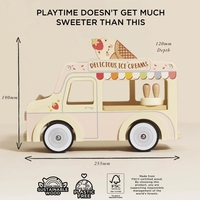 Mașină de Înghețată din Lemn Stil Retro Le Toy Van