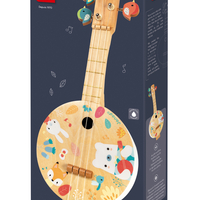 Mandolina din lemn, Janod, multicolor