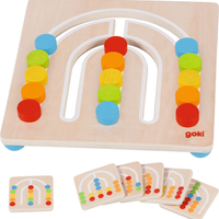 Tabla de sortat culori curcubeu Goki,4 ani +