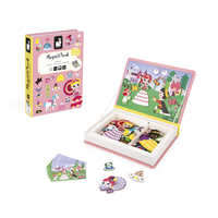 Joc educativ magnetic, Janod, Magneti'book Printese, 62 piese, 3 ani+