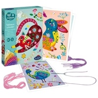 Kit Creativ Broderie pentru Copii, Sentosphere - Tablouri cu Animale